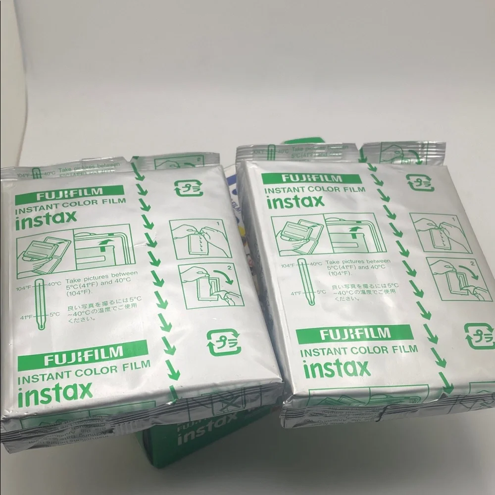 Fujifilm Instax Wide Film Pack - Green and Blue
